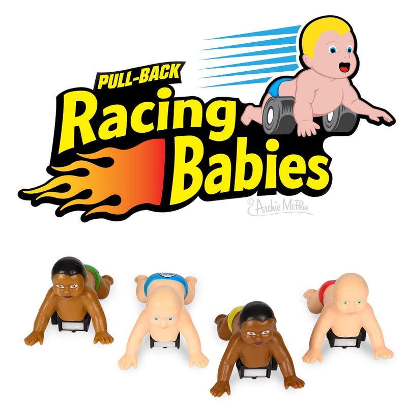 Archie McPhee Racing Babies - Set of 4 - Image 4